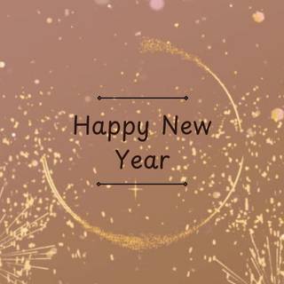 Minimal New Year wallpaper