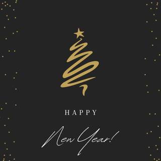 Minimal New Year wallpaper