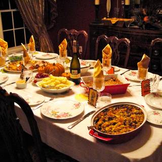 Thanksgiving food desktop wallpaper