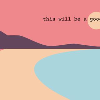 Minimal New Year wallpaper