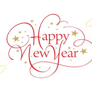 Minimal New Year wallpaper