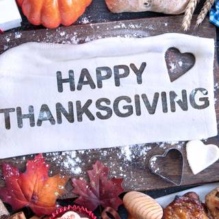 Thanksgiving food desktop wallpaper