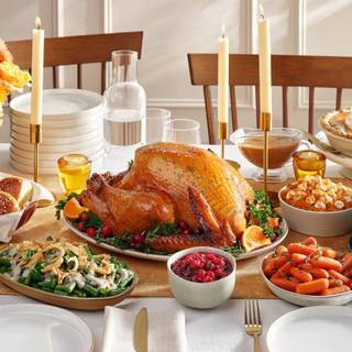 Thanksgiving food desktop wallpaper