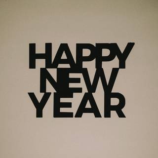Minimal New Year wallpaper