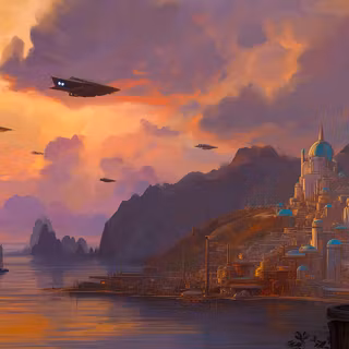 Alien civilization wallpaper