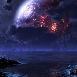 Alien civilization wallpaper