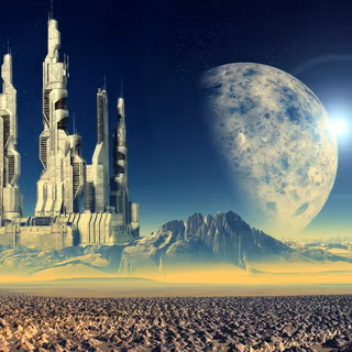 Alien civilization wallpaper