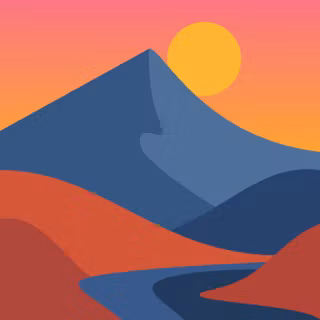 Sunset vector wallpaper