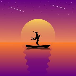 Sunset vector wallpaper