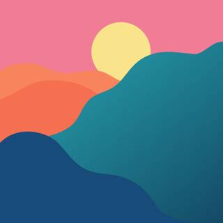 Sunset vector wallpaper
