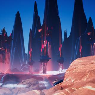 Alien civilization wallpaper