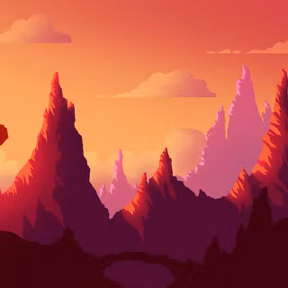 Sunset vector wallpaper