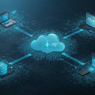 Cloud server wallpaper