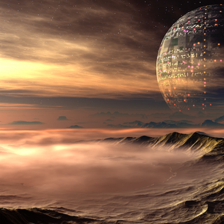 Alien civilization wallpaper