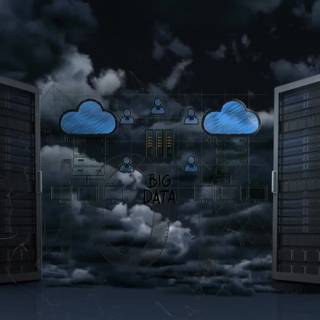 Cloud server wallpaper