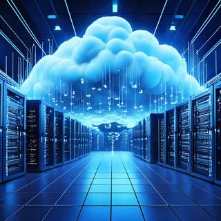 Cloud server wallpaper