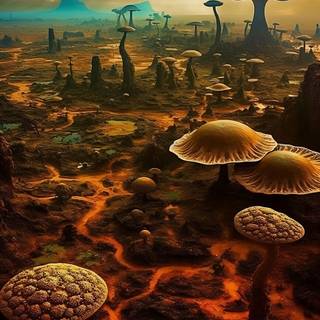 Alien civilization wallpaper