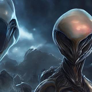 Alien civilization wallpaper