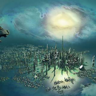 Alien civilization wallpaper