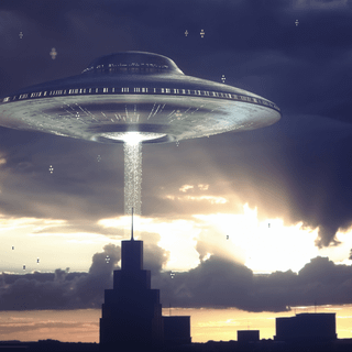 Alien civilization wallpaper