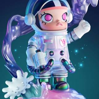 Space Molly wallpaper