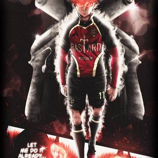 Isagi two gun volley wallpaper