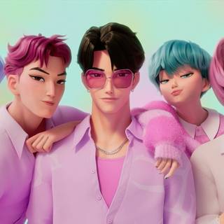 Saja Boys and Huntrix wallpaper