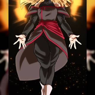 Girl radiant hair wallpaper