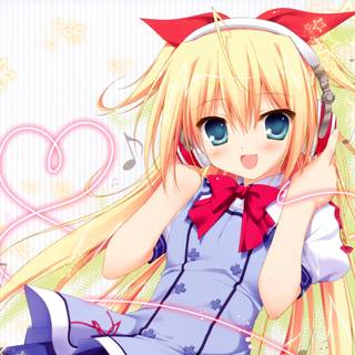 Girl radiant hair wallpaper