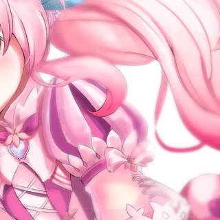 Girl radiant hair wallpaper