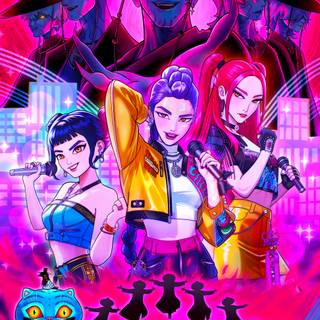 Saja Boys and Huntrix wallpaper