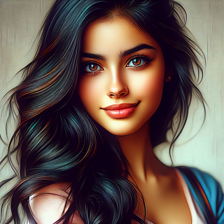 AI art girl wallpaper