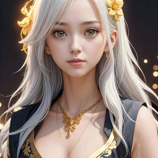 AI art girl wallpaper