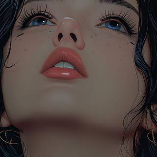 AI art girl wallpaper