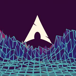 Linux retro desktop wallpaper