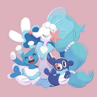 Primarina minimalist wallpaper