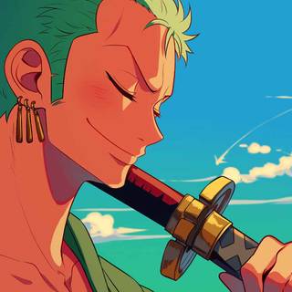 Calm samurai computer wallpaper