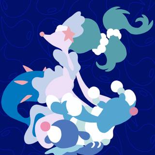 Primarina minimalist wallpaper