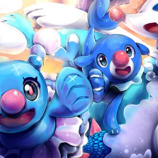 Primarina minimalist wallpaper