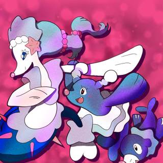 Primarina minimalist wallpaper