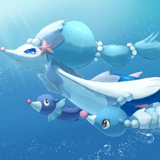 Primarina minimalist wallpaper