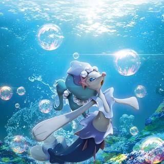 Primarina minimalist wallpaper