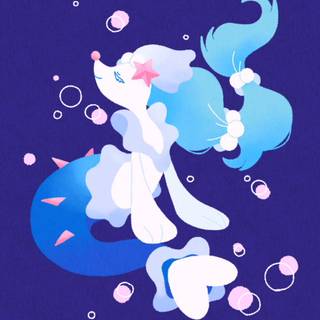 Primarina minimalist wallpaper