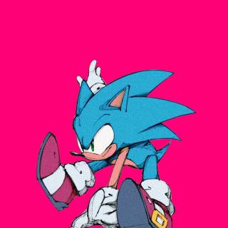 Sonic minimalist wallpaper