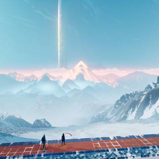 PS5 snow 4k wallpaper