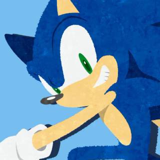 Sonic minimalist wallpaper