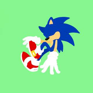 Sonic minimalist wallpaper