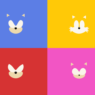 Sonic minimalist wallpaper