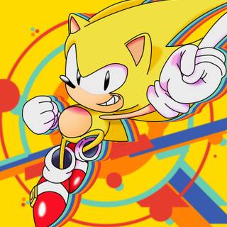 Sonic minimalist wallpaper