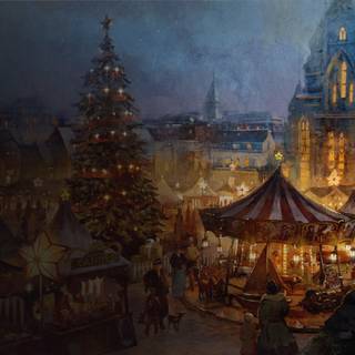 Christmas PS5 4k wallpaper